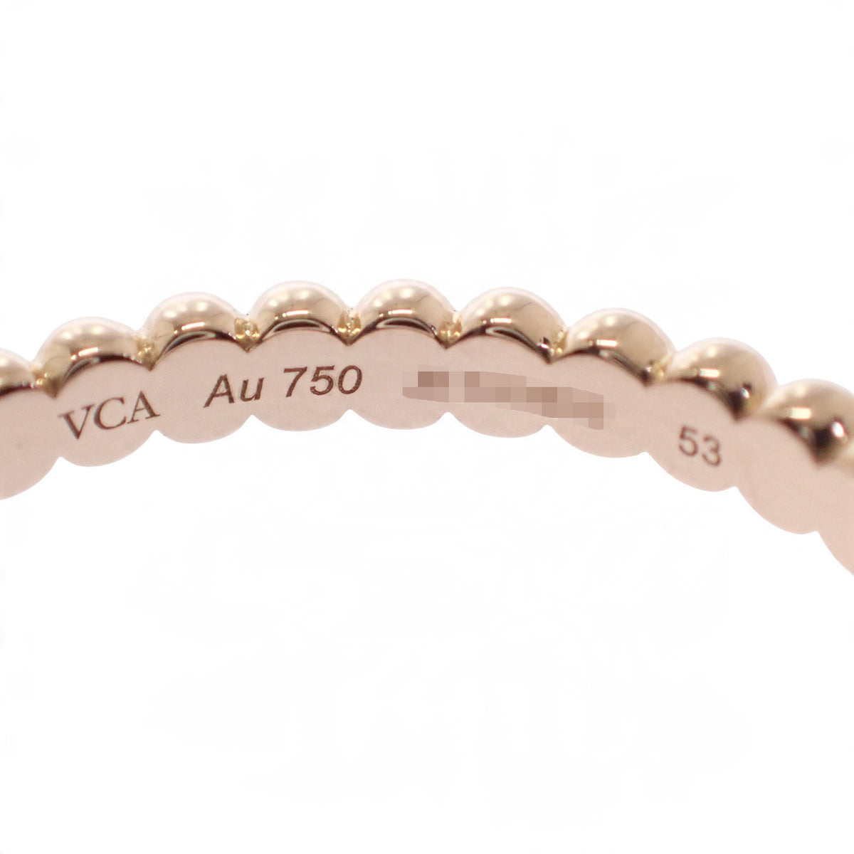 ヴァンクリーフ＆アーペル Van Cleef & Arpels ペルレゴールドパール スモール 12.5号 VCARPJMF53 リング K18ピンクゴールド 53 レディース【中古】【Aランク】