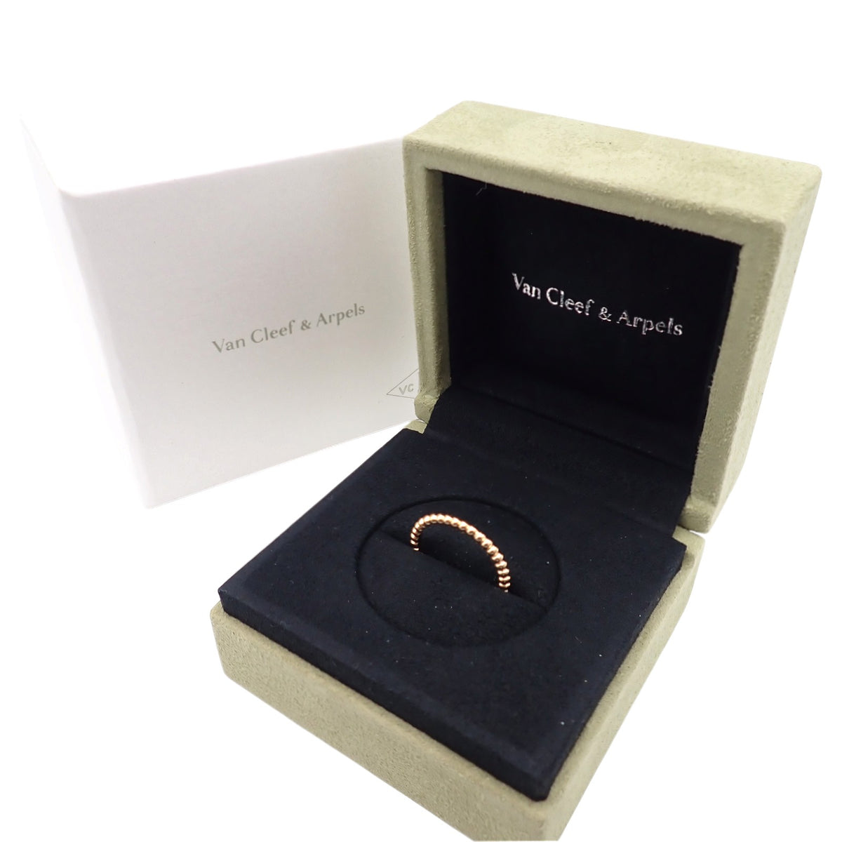ヴァンクリーフ＆アーペル Van Cleef & Arpels ペルレゴールドパール スモール 12号 VCARPJMG52 リング K18イエローゴールド レディース【中古】【Aランク】