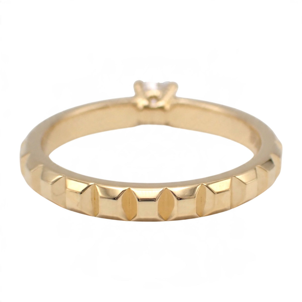 ブシュロン Boucheron キャトルクルドパリ 13号 JSL00032 リング K18イエローゴールド ゴールド ダイヤモンド #53 レディース【中古】【Aランク】