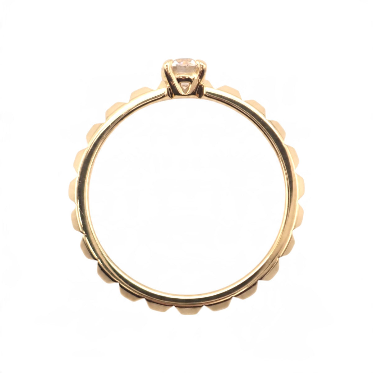 ブシュロン Boucheron キャトルクルドパリ 13号 JSL00032 リング K18イエローゴールド ゴールド ダイヤモンド #53 レディース【中古】【Aランク】