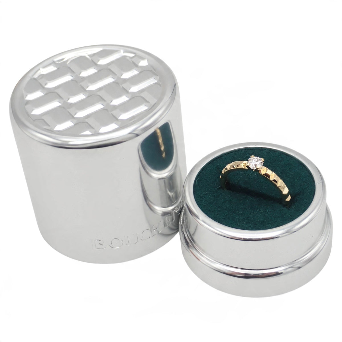 ブシュロン Boucheron キャトルクルドパリ 13号 JSL00032 リング K18イエローゴールド ゴールド ダイヤモンド #53 レディース【中古】【Aランク】