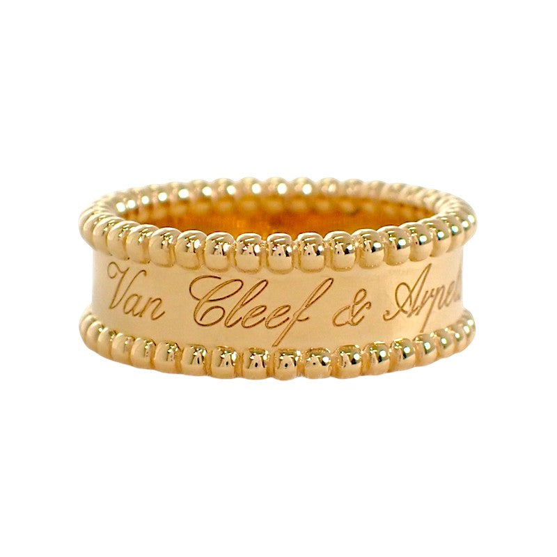 ヴァンクリーフ＆アーペル Van Cleef & Arpels ペルレ シニアチュール 15号 VCARO3Y655 リング K18イエローゴールド #55 レディース メンズ【中古】【Aランク】
