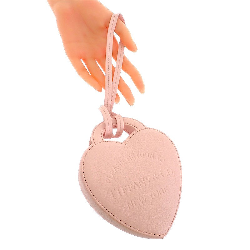 ティファニー TIFFANY&Co. リターントゥティファニー レザーハートコインケース コインケース レザー ピンク シルバー金具 レディース【中古】【Aランク】