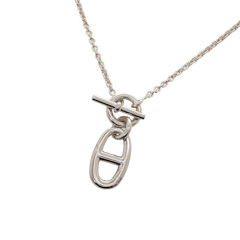 エルメス HERMES アミュレット シェーヌダンクル ヴィンテージ ネックレス シルバー925 銀 レディース ユニセックス【中古】【ABランク】