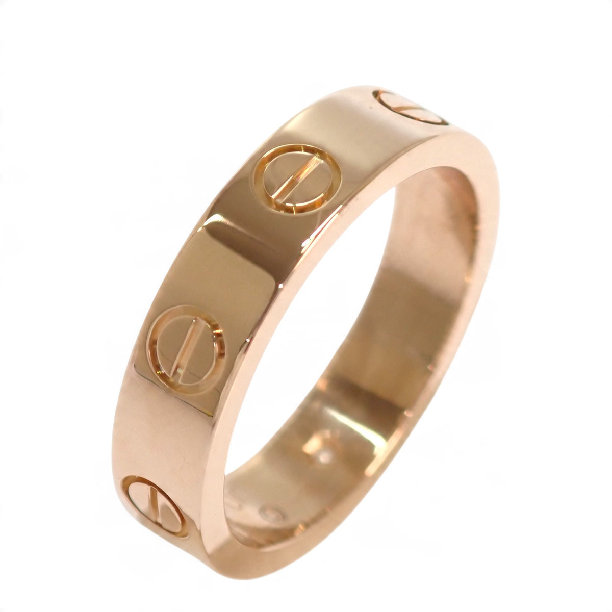 カルティエ CARTIER ミニラブリング 7号 B4050747 リング K18ピンクゴールド ダイヤモンド レディース【中古】【Aランク】