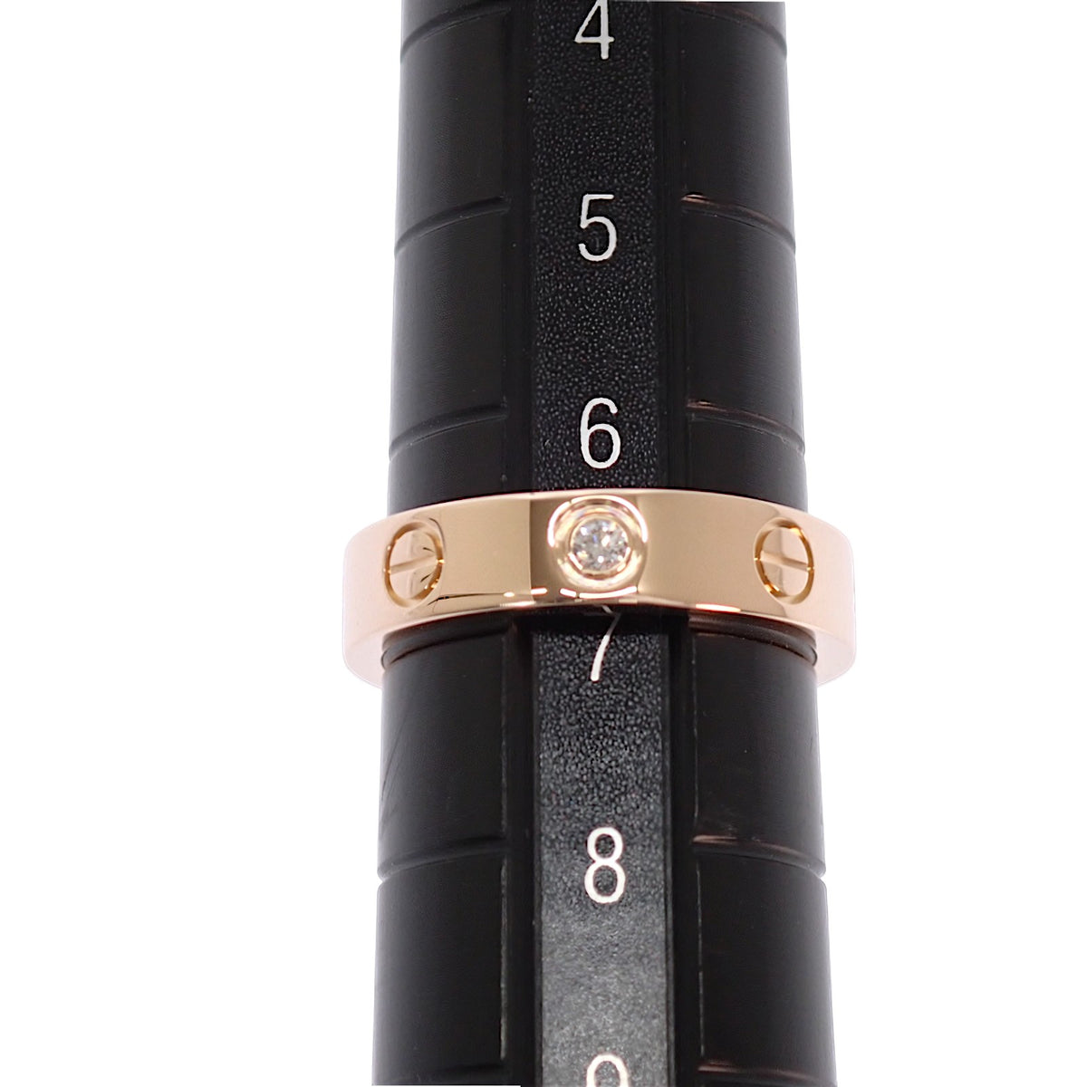 カルティエ CARTIER ミニラブリング 7号 B4050747 リング K18ピンクゴールド ダイヤモンド レディース【中古】【Aランク】