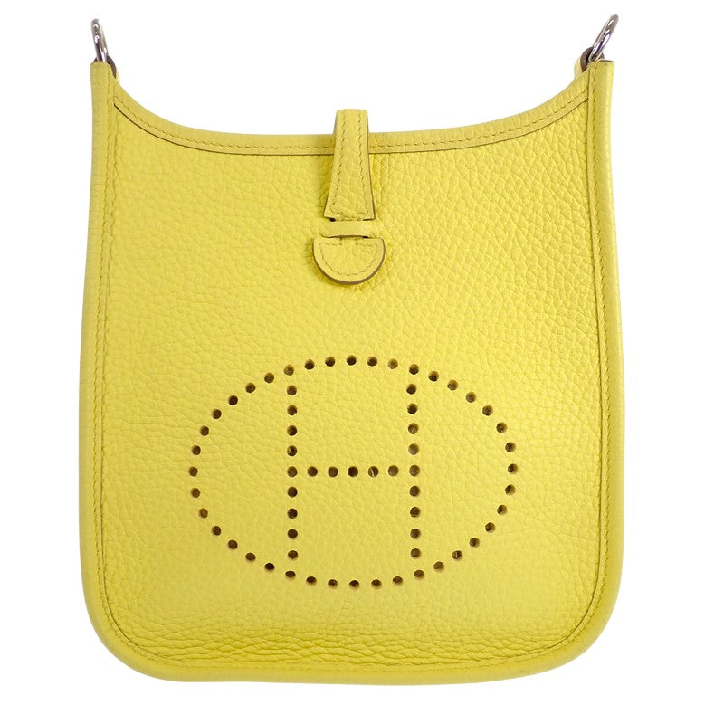 エルメス HERMES エヴリンTPM ショルダーバッグ トリヨンクレマンス イエロー リモンチェッロ シルバー金具 レディース【中古】【Aランク】