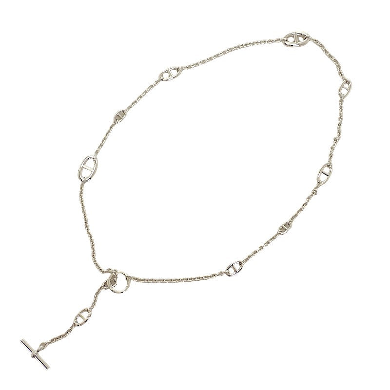 エルメス HERMES シェーヌダンクル ファランドール 80 H104570B 00 ネックレス シルバー925 レディース メンズ【中古】【Aランク】