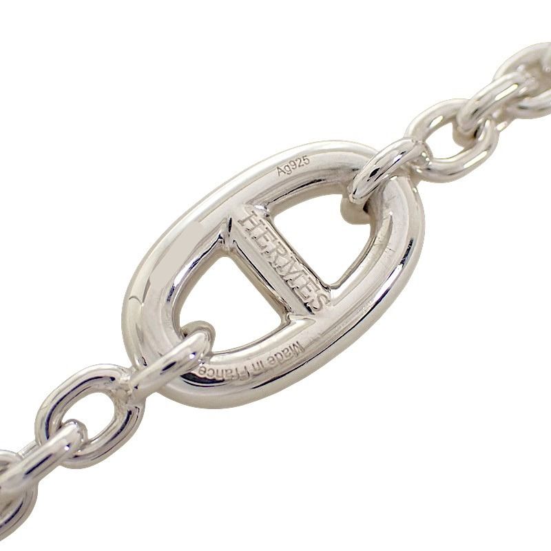 エルメス HERMES シェーヌダンクル ファランドール 80 H104570B 00 ネックレス シルバー925 レディース メンズ【中古】【Aランク】