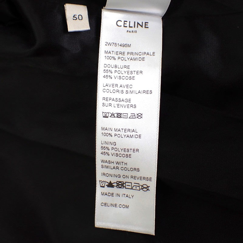 セリーヌ CELINE テディジャケット 50 2W751495M ブルゾン ナイロン ブラック メンズ【中古】【Aランク】