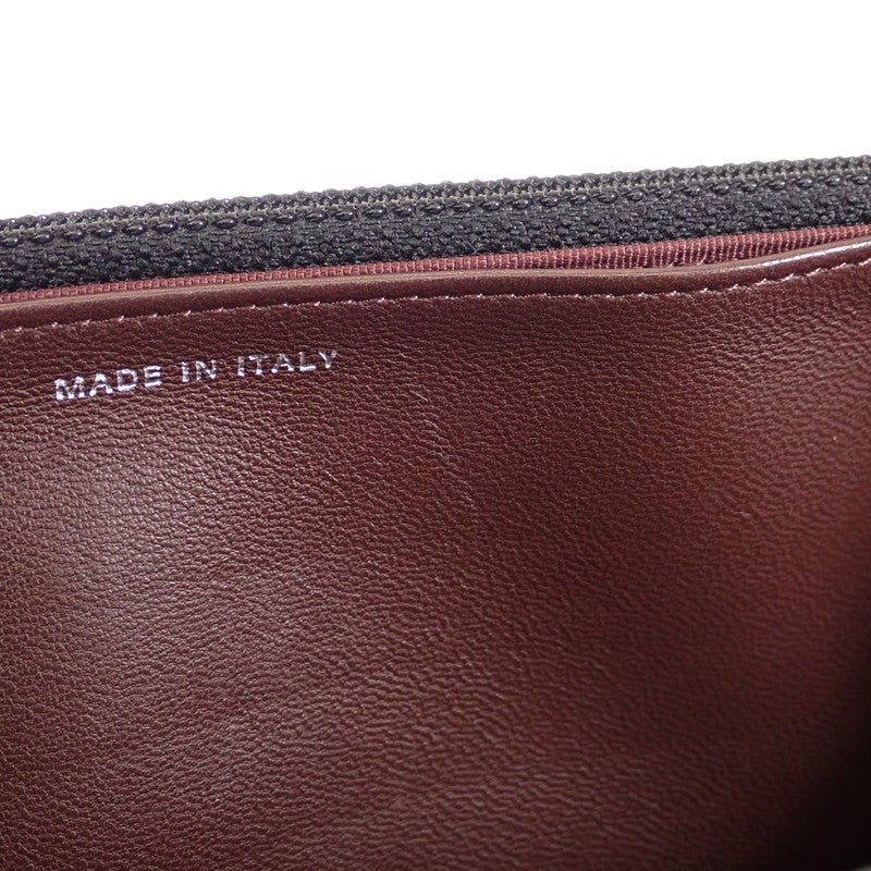 シャネル CHANEL クラシック チェーンウォレット A33814 長財布 ラムスキン ブラック シルバー金具 レディース【中古】【ABランク】