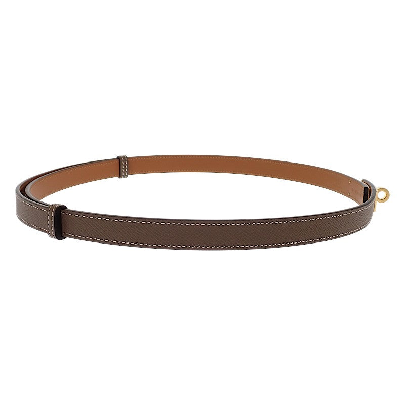 エルメス HERMES ケリー18 H069853CC18 ベルト ヴォーエプソン ベージュ エトゥープ ゴールド金具 レディース【中古】【Aランク】