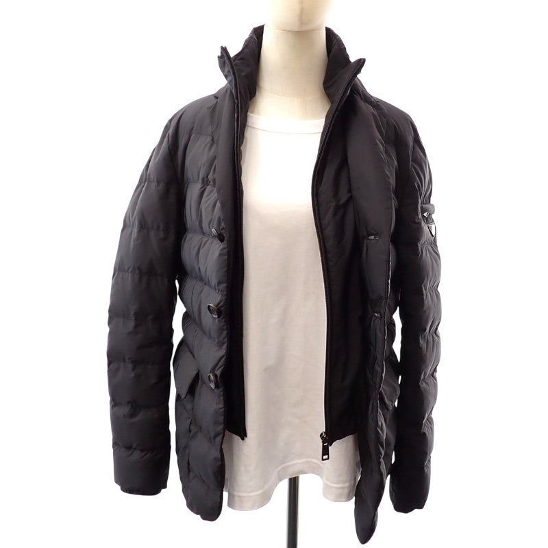 プラダ PRADA トライアングルロゴ 44 SGJ583 ダウンジャケット ナイロン ブラック メンズ【中古】【Aランク】