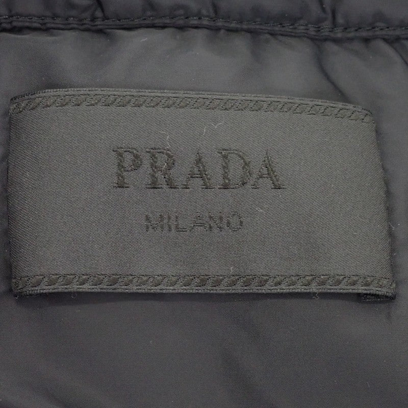 プラダ PRADA トライアングルロゴ 44 SGJ583 ダウンジャケット ナイロン ブラック メンズ【中古】【Aランク】