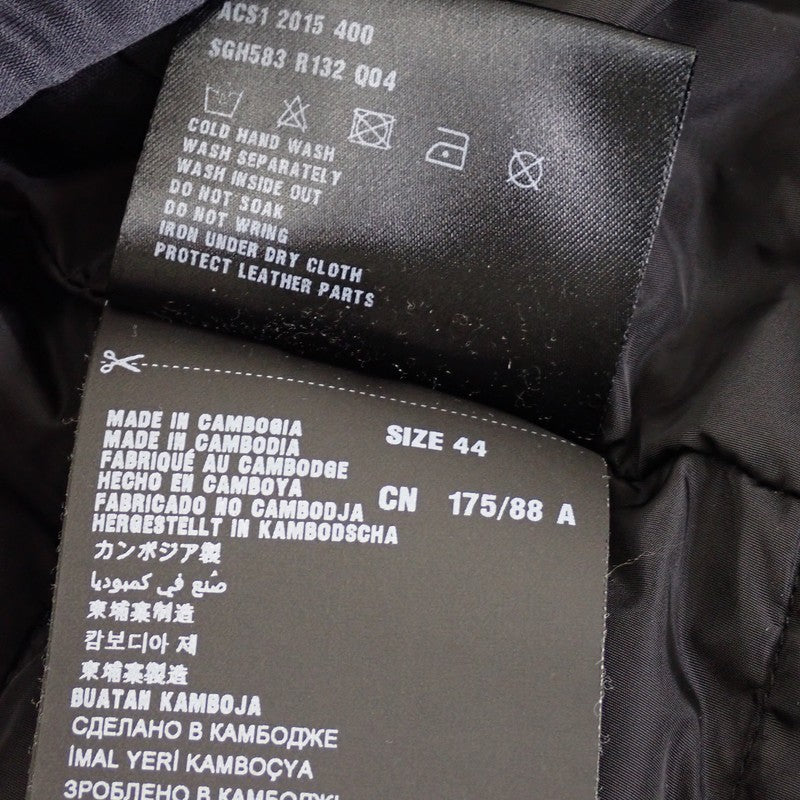 プラダ PRADA トライアングルロゴ 44 SGJ583 ダウンジャケット ナイロン ブラック メンズ【中古】【Aランク】