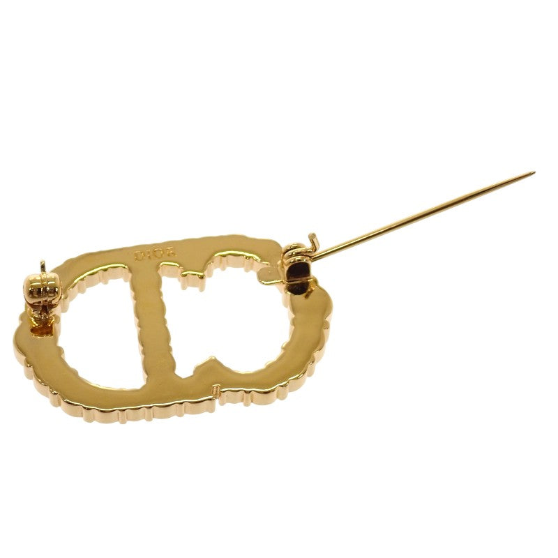 ディオール Dior clair D Lune クレール ディー リュヌ V0362CDLCY_D301 ブローチ メタル クリスタル ゴールド レディース【中古】【ABランク】