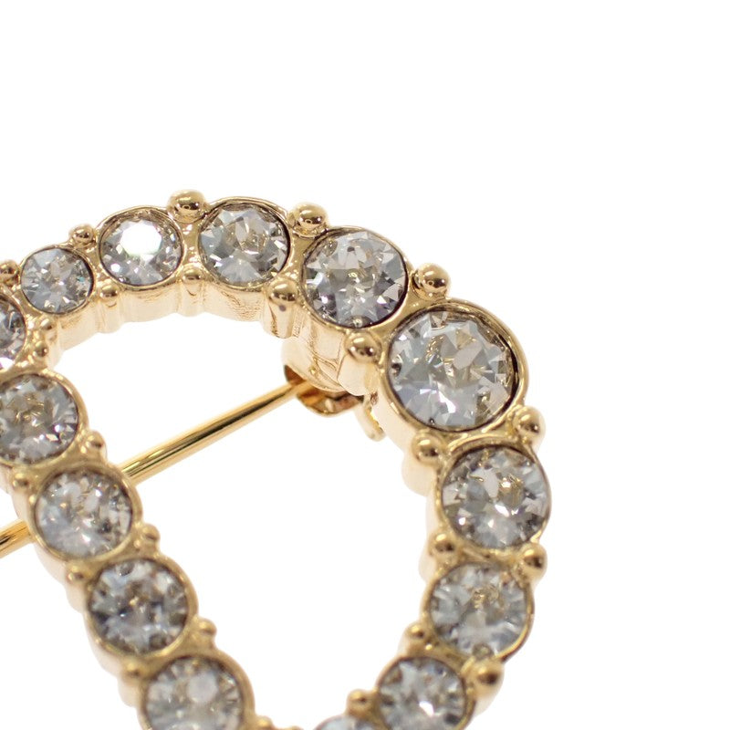 ディオール Dior clair D Lune クレール ディー リュヌ V0362CDLCY_D301 ブローチ メタル クリスタル ゴールド レディース【中古】【ABランク】