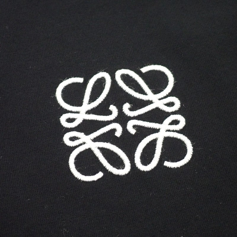 ロエベ LOEWE アナグラム エンブロイダリー Tシャツ S H6299000CR 半袖Ｔシャツ コットン ブラック メンズ ユニセックス【中古】【Aランク】
