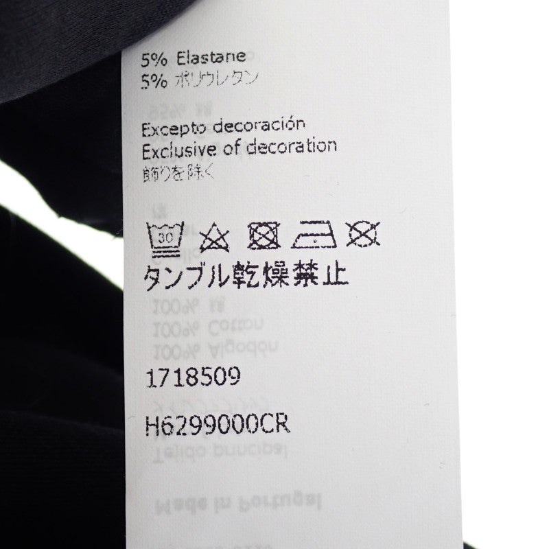 ロエベ LOEWE アナグラム エンブロイダリー Tシャツ S H6299000CR 半袖Ｔシャツ コットン ブラック メンズ ユニセックス【中古】【Aランク】