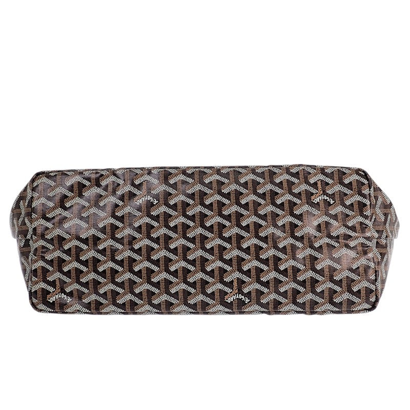 ゴヤール GOYARD サンルイPM STLOUIPMLTY01CL03P トートバッグ カーフ ゴヤールディンキャンバス ナチュラル ブラック メンズ レディース【中古】【SAランク】