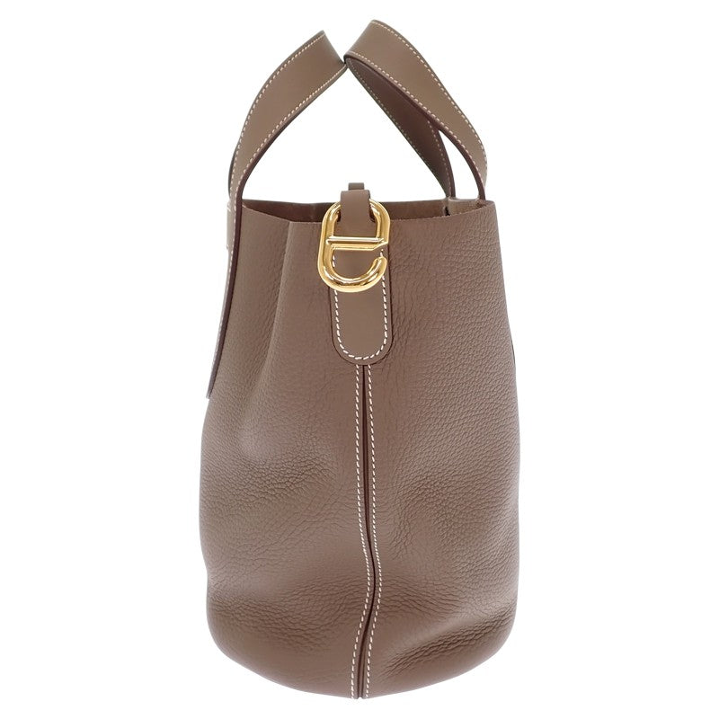 エルメス HERMES インザループ 23 ハンドバッグ トリヨンクレマンス ヴォースイフト エトゥープ レディース【中古】【ABランク】