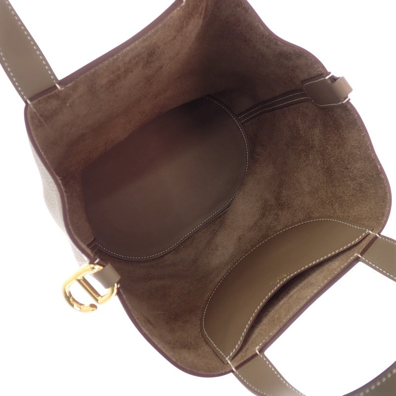 エルメス HERMES インザループ 23 ハンドバッグ トリヨンクレマンス ヴォースイフト エトゥープ レディース【中古】【ABランク】