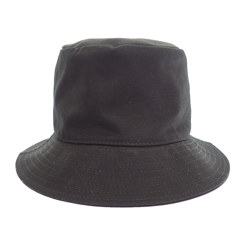 セリーヌ CELINE バケットハット M 2AU5B968P.38UB ハット ギャバジンコットン ブラック メンズ【中古】【Sランク】