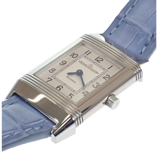 レベルソレディ レディース 腕時計 Q2618412 SS ブルー レザー シルバー文字盤【ISEYA】