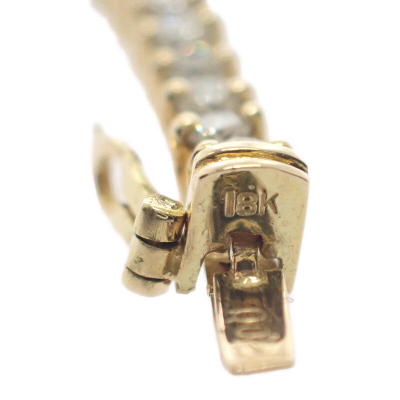 デザインジュエリー テニス ブレスレット K18イエローゴールド