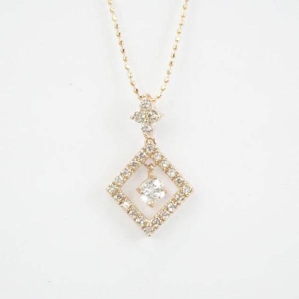 K18YG デザイン ネックレス ダイヤ 0.29ct 0.31ct – ISEYA ONLINE