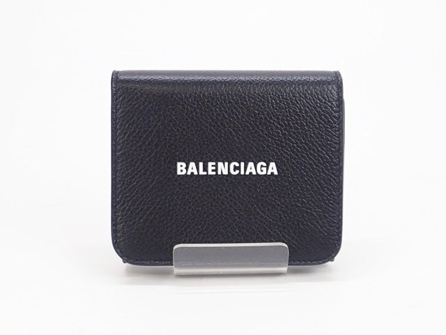 SAランク】BALENCIAGA バレンシアガ ミニウォレット 三つ折り財布