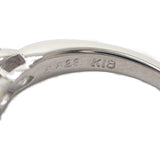 K18YG Pt900 デザインリング スタールビー 0.43ct ダイヤ 0.29ct ゲージ棒約13号