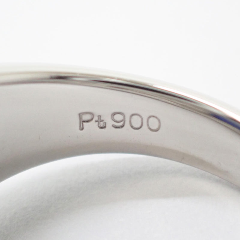 ★【レトロ】PT900 サファイヤ　ダイヤ　指輪 13.5号　3.3g