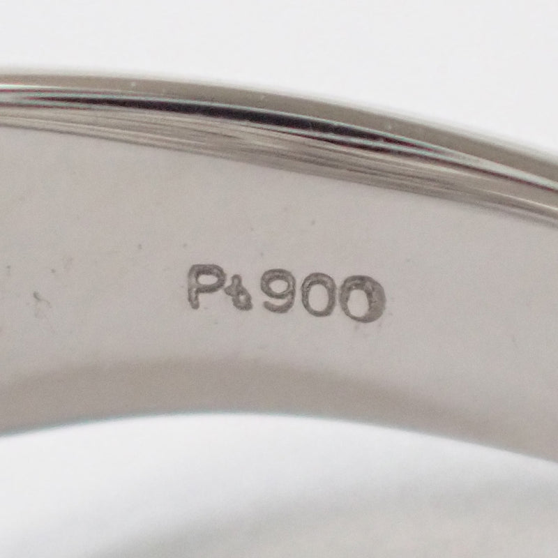 Pt900 デザインリング ダイヤ 0.40ct ゲージ棒約12.5号