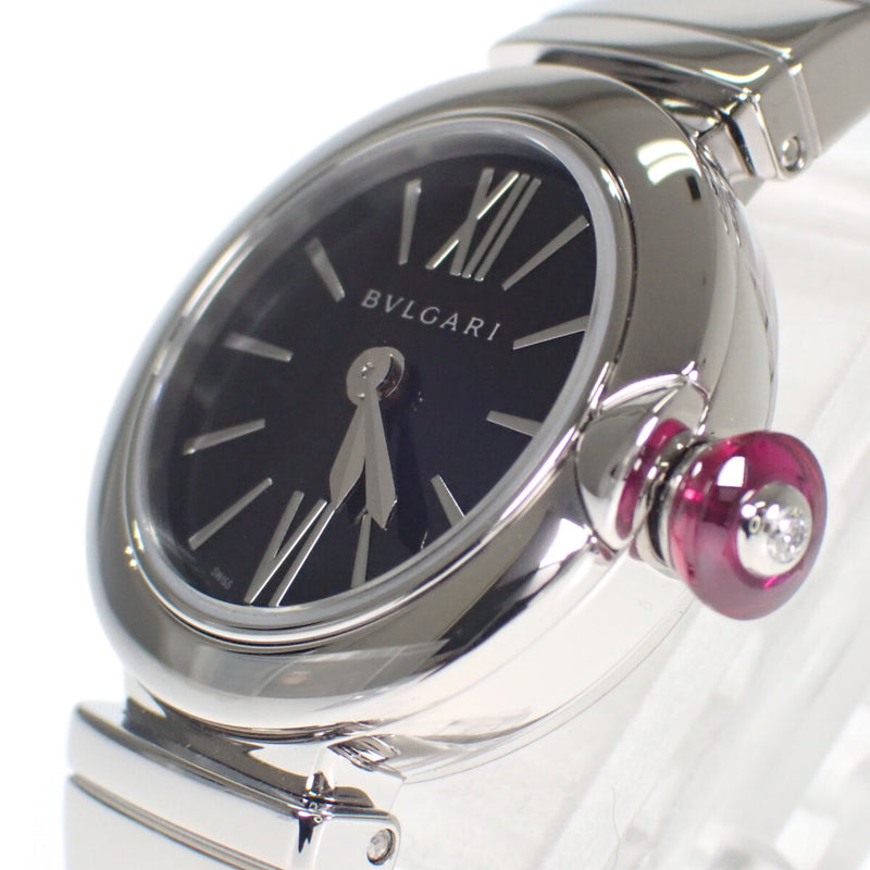 ピッコラ・ルチェア レディース 腕時計 LU23BSS ステンレススチール ブラック文字盤