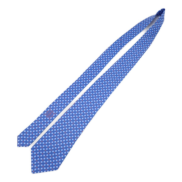 ネクタイ シルク100% ブルー