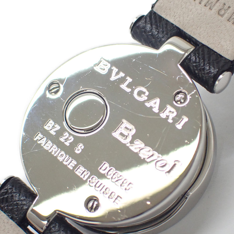 【Aランク】BVLGARI ブルガリ ビーゼロワン 12Pダイヤ BZ22S ブルーシェル文字盤【ISEYA】