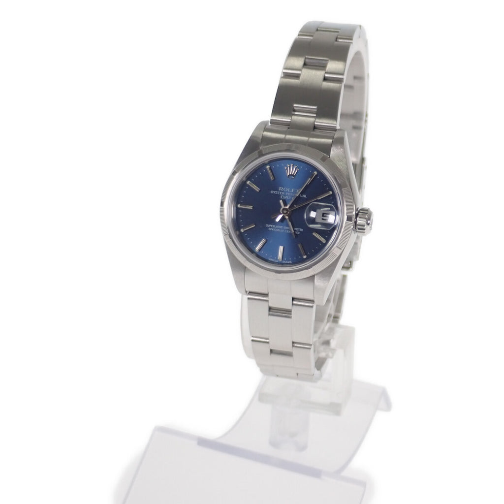 【ROLEX】ロレックス オイスターパーペチュアル デイト 1500 ステンレススチール 自動巻き メンズ ネイビー文字盤 腕時計