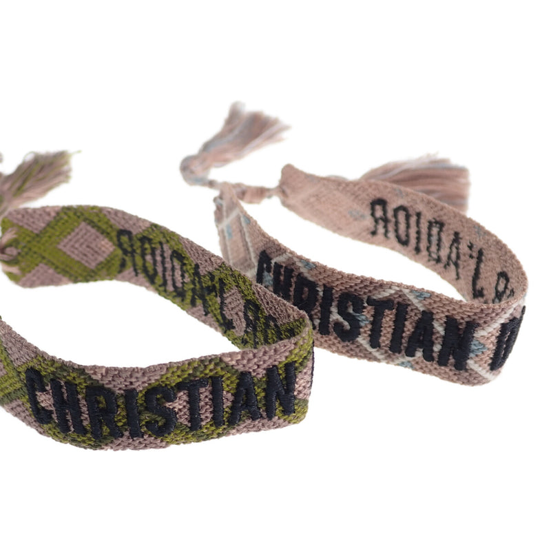 【ABランク】Christian Dior クリスチャン ディオール J'ADIOR ブレスレット セット コットン マルチカラー【ISEYA】