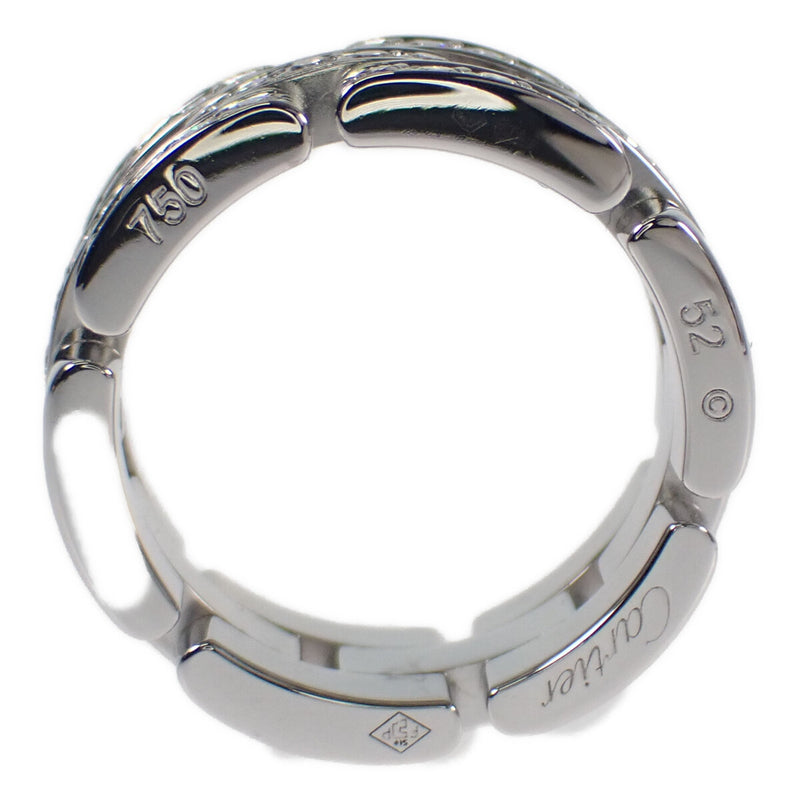【Aランク】Cartier カルティエ K18WG マイヨンパンテール リング 指輪 B4127252 シルバー ダイヤモンド サイズ52【ISEYA】