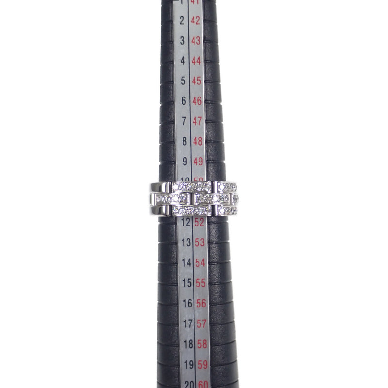 K18WG マイヨンパンテール リング 指輪 B4127252 シルバー ダイヤモンド サイズ52【ISEYA】