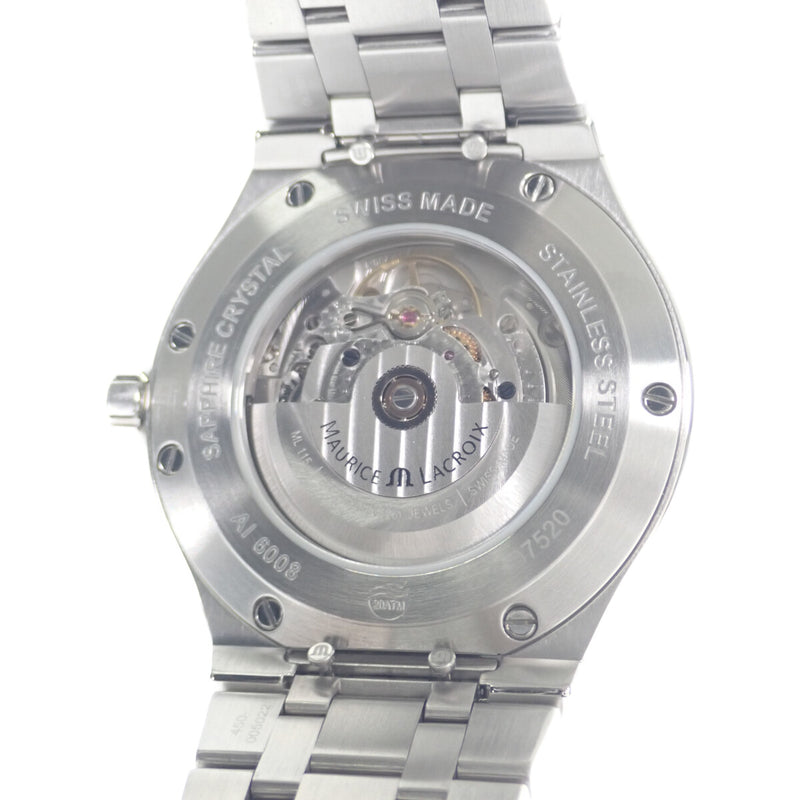 アイコンオートマティック 腕時計 メンズ AI6008-SS002-430-1 SS ブルー文字盤
