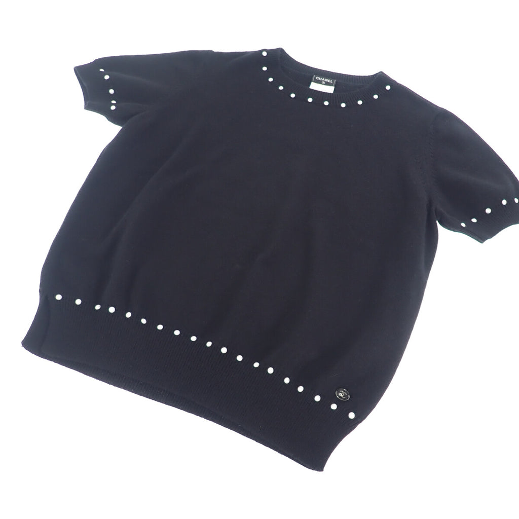 シャネル 半袖セーター サイズ40 M - 黒