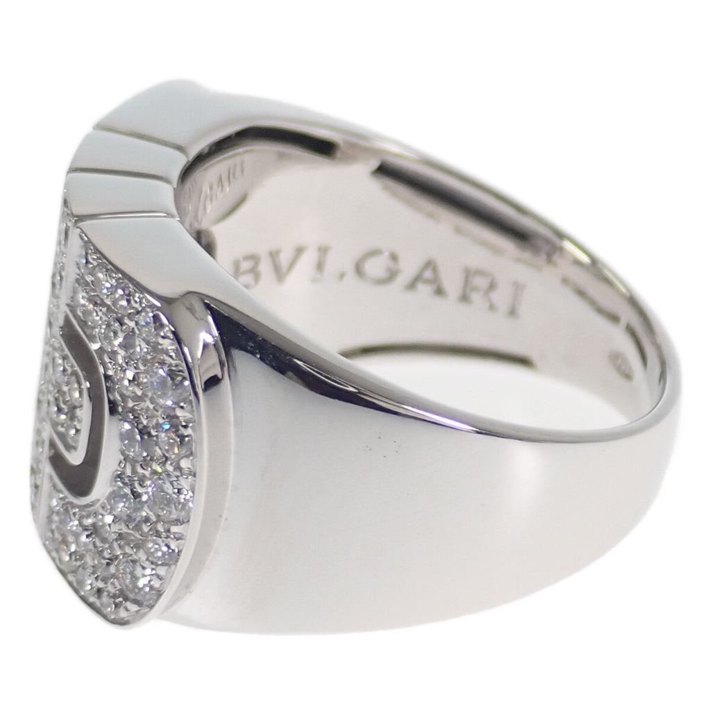【Aランク】BVLGARI ブルガリ K18WG パレンテシ リング 指輪 2337AL ダイヤモンド サイズ15 ゲージ棒約15号【ISEYA】