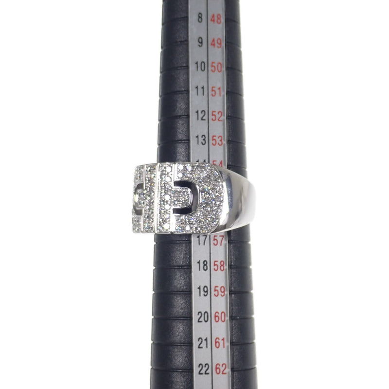 【Aランク】BVLGARI ブルガリ K18WG パレンテシ リング 指輪 2337AL ダイヤモンド サイズ15 ゲージ棒約15号【ISEYA】