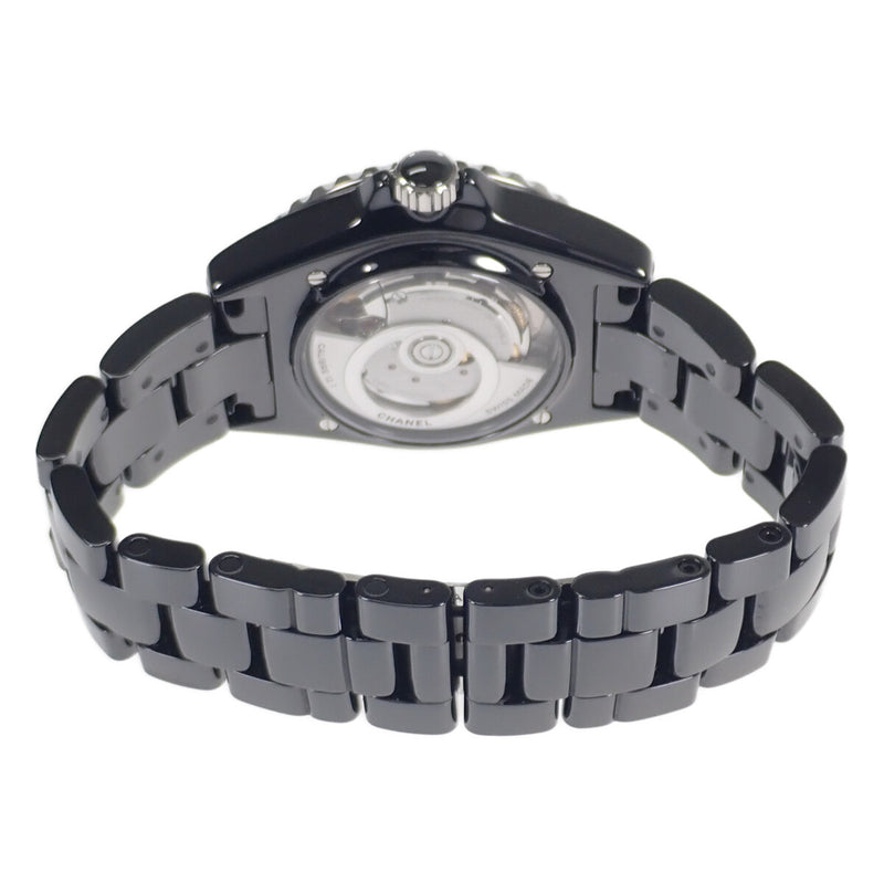 【Aランク】CHANEL シャネル J12 キャリバー12.1 メンズ 腕時計 H5702 SS セラミック ブラック文字盤【ISEYA】