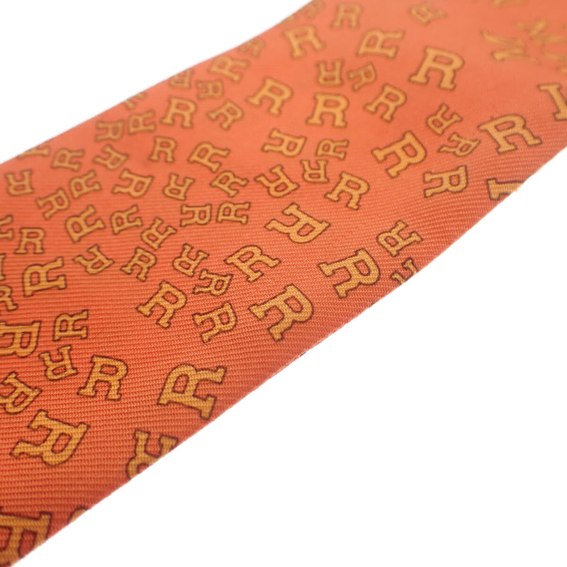 ツイリー スカーフ ロゴ シルク100％ オレンジ レディース 小物 ...